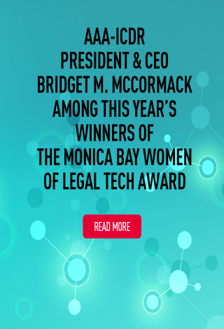 AAA-ICDR President & CEO Bridget M. McCormack among this year’s winners of the Monica Bay Women of Legal Tech Award